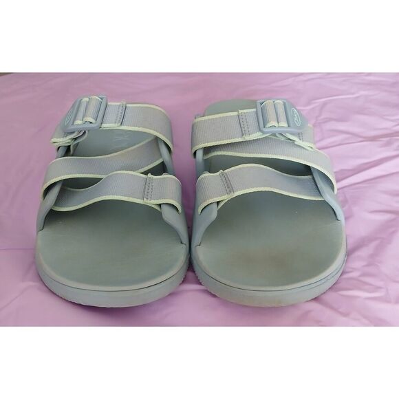 Chaco womens size 10 chillos slide sandals baby blue - Picture 3 of 6